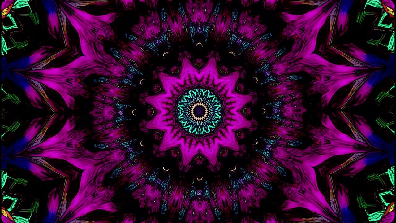 Abstract Fractal Art TV Screensaver | Calm Lofi Music for Relaxation (1 Hour)