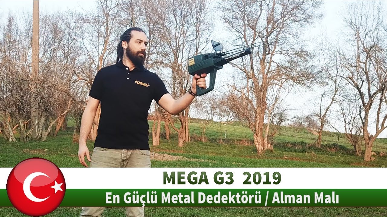 Mega G3 - En G&uuml;&ccedil;l&uuml; Metal Dedekt&ouml;r&uuml; / Alman Malı