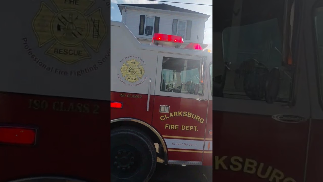 Structure fire in clarksbrug wv USA and cat and dog rescue 