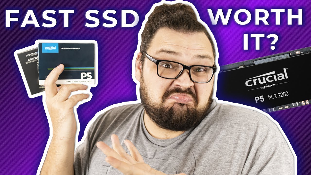 Are Fast SSDs A SCAM For Gaming? | Crucial P5 NVMe M.2 SSD Review
