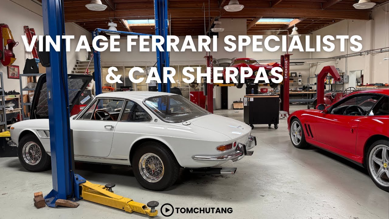 Shop Tour with Vintage Ferrari Specialists & Specialty Car Buying and Selling Experts in SF Bay Area