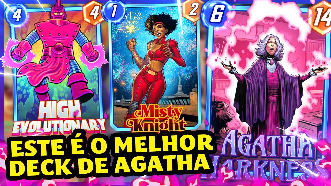 ELA JOGA DEMAIS COM ESTE DECK: AGATHA É BROKEN! |Marvel Snap|