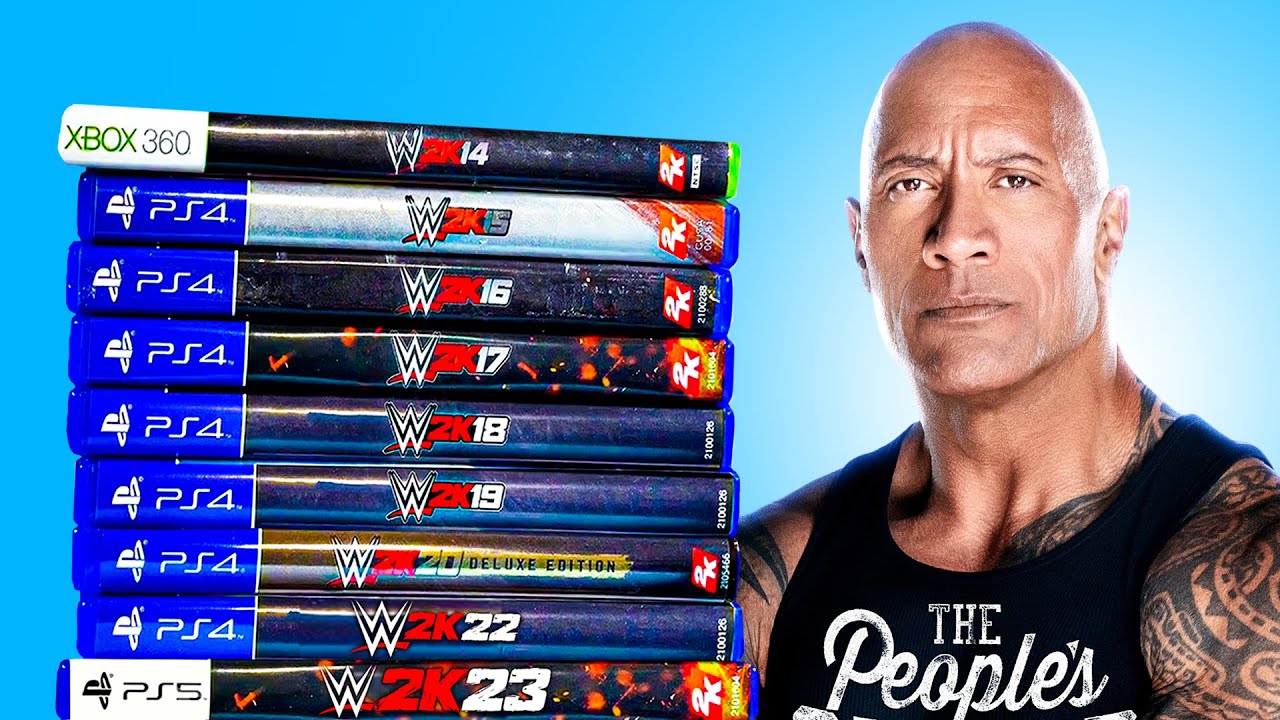 Hitting The Rock's Finishers in Every WWE 2K Game!