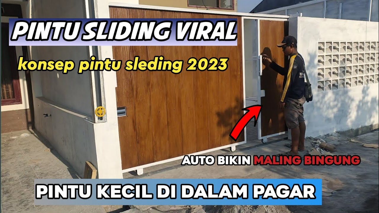 PINTU KECIL DALAM PAGAR SLIDING