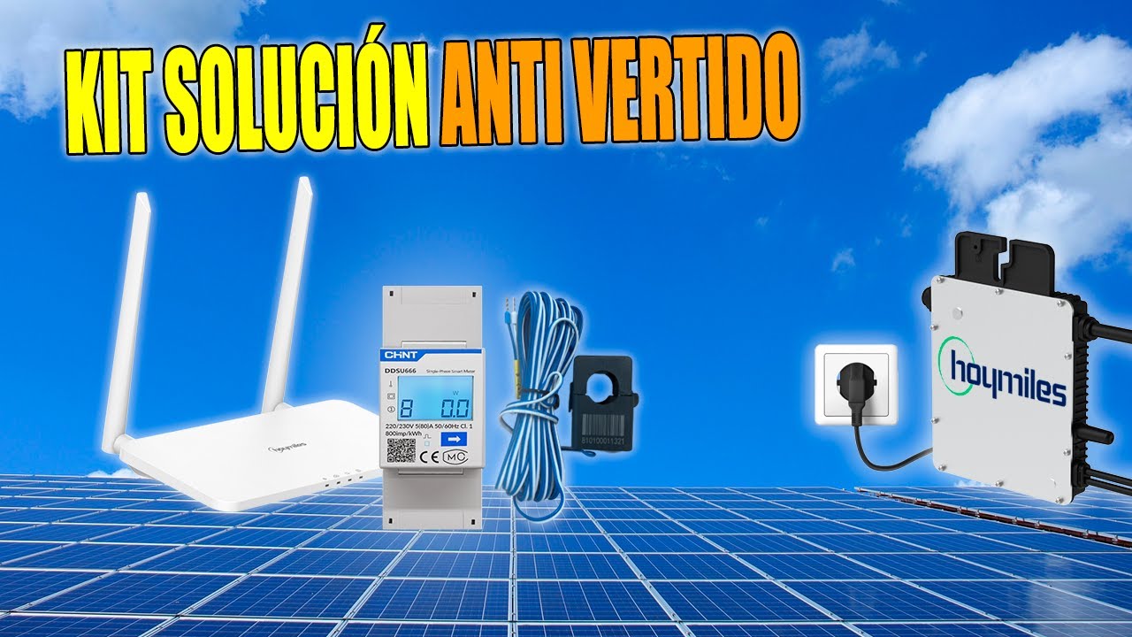 Kit Vertido Cero Hoymiles HMS: Solución Anti Vertido para Energía Solar Eficiente