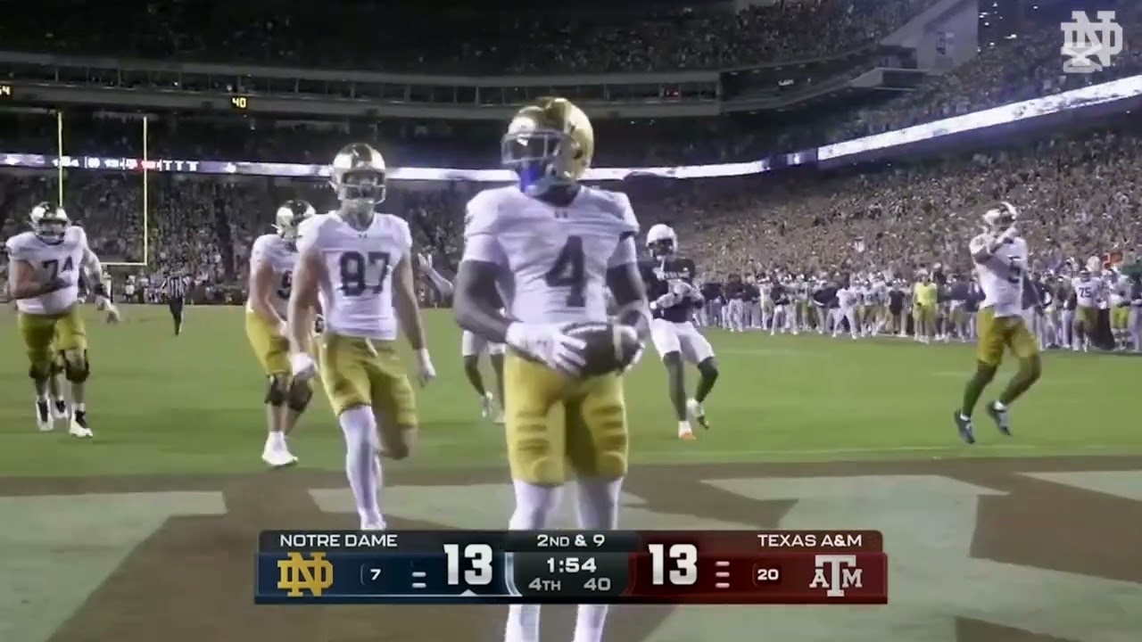 Notre Dame CFP RESPECT Hype Video 2024