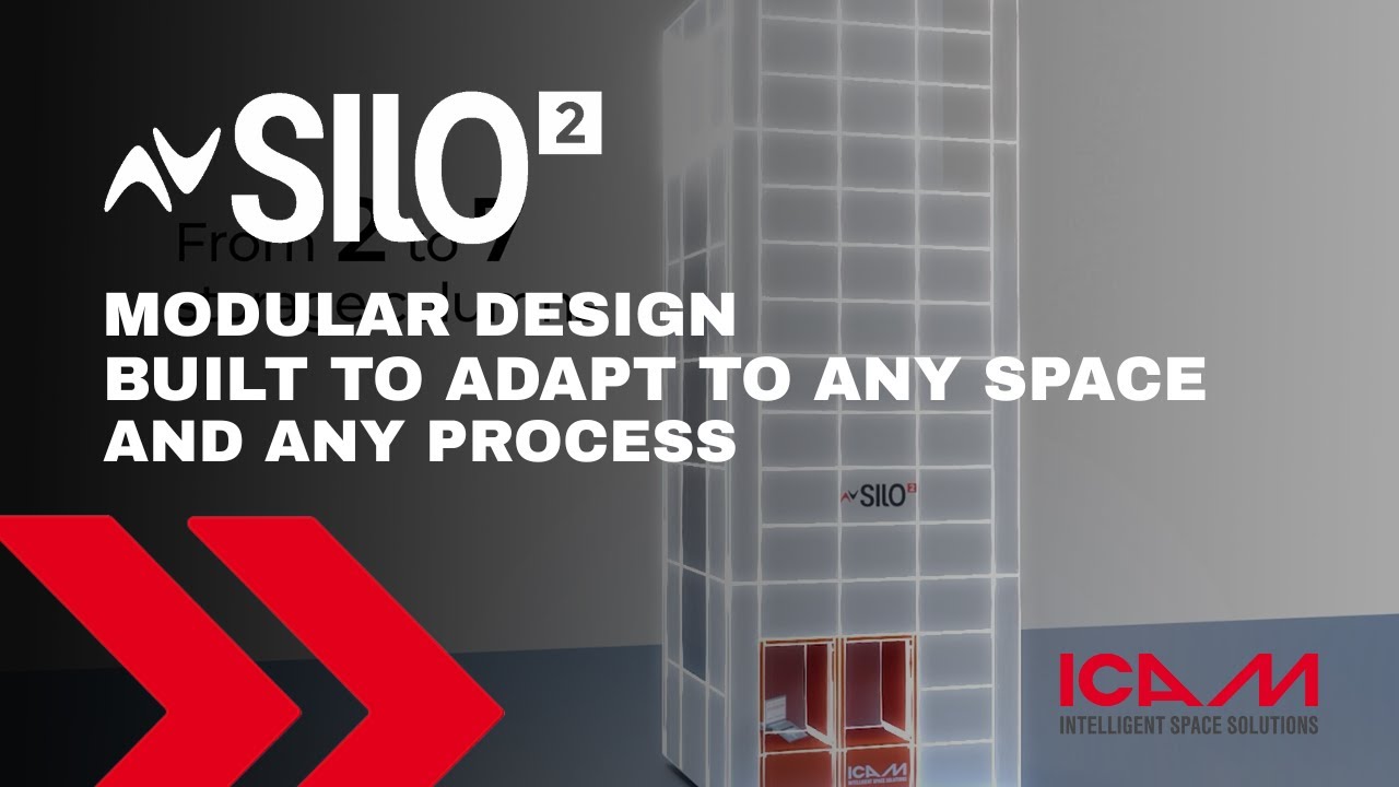 SILO²: a multi-column vertical lift module. Over one billion possible configurations, as standard.