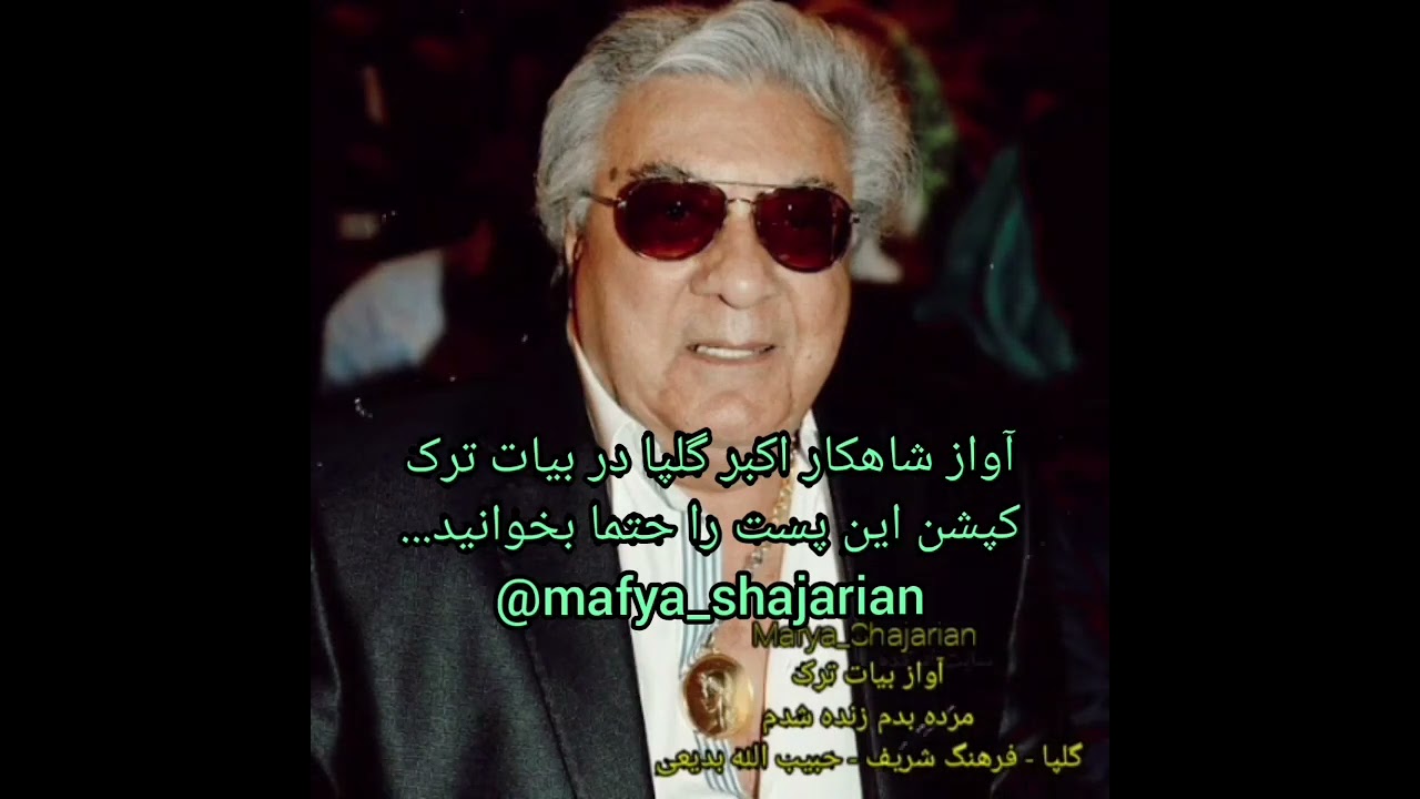آواز بیات ترک - استادان گلپا - فرهنگ شریف - حبیب الله بدیعی