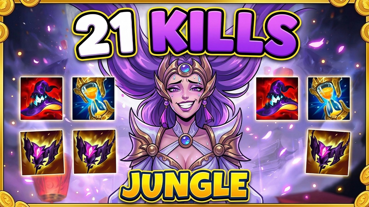 21 Kills DianaJungle Guide Gameplay ! Best Diana Build S16 League OF Legends Build LOL Clear JG