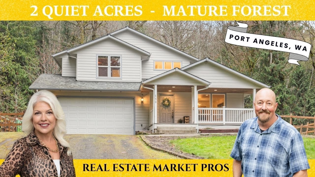 Rare 5bd rm on 2 private acres! Port Angeles WA!