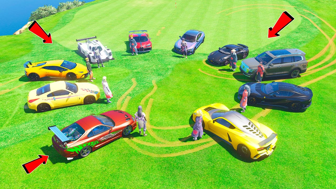БАРЛЫҚ ШИНОБИЛАР ӨЗ КӨЛІКТЕРІН КӨРСЕТТІ (GTA V)
