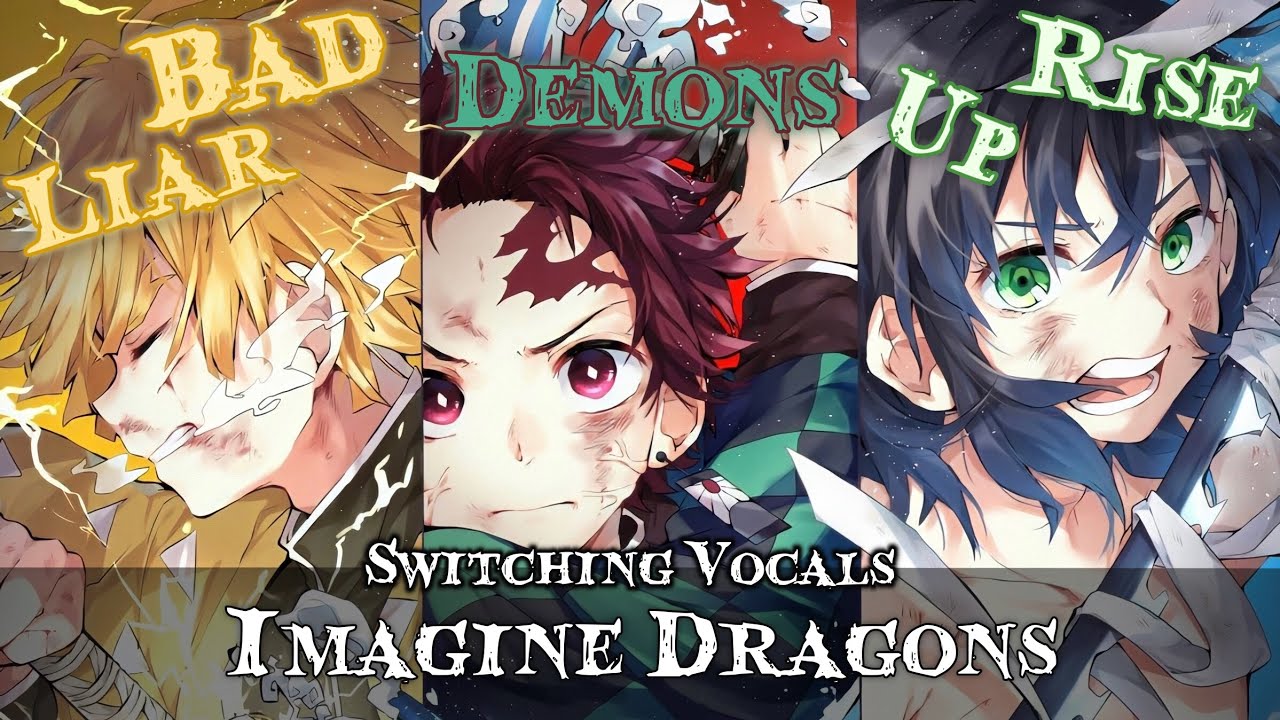 《Nightcore》 ⇝ Bad Liar ✘ Demons ✘ Rise Up  - 「Switching Vocals/Mashup」 - (Lyrics) - 【NMV】