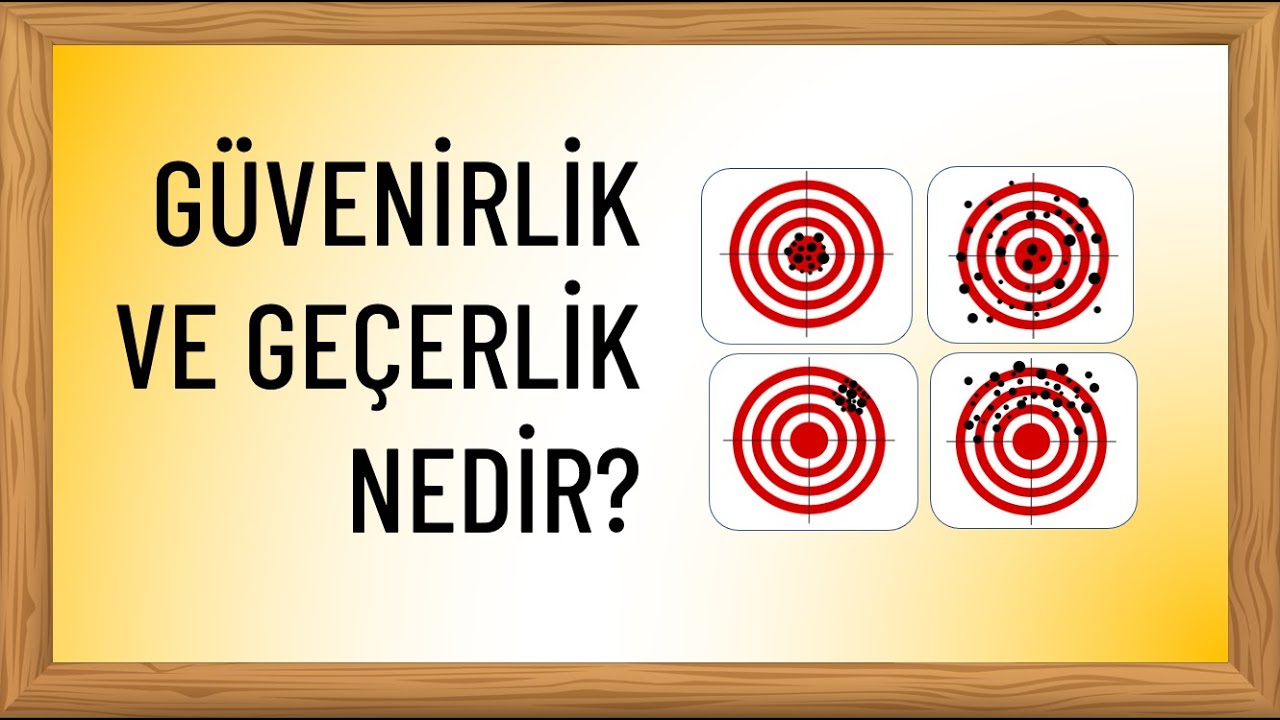 Güvenirlik ve Geçerlik Nedir?