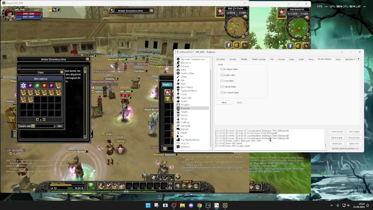Silkroad Online Phbot Full Otomatik Ticket Kırdırma (Yayın Özeti)