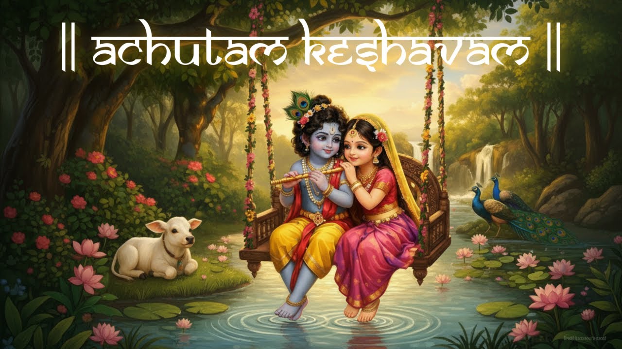 ✨ Achyutam Keshavam ~ Radha Krishna ✨
