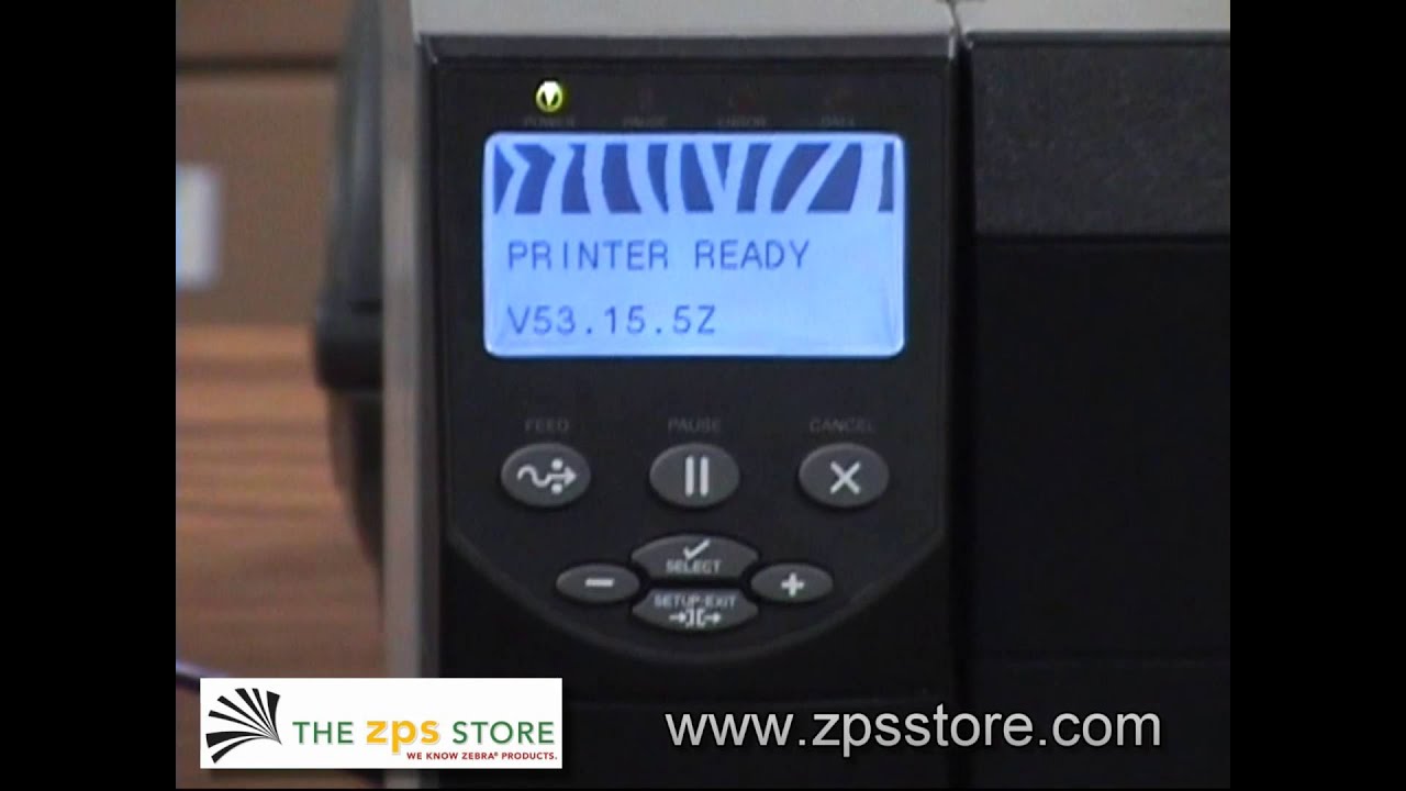 Zebra Printhead Test -  ZPS Store