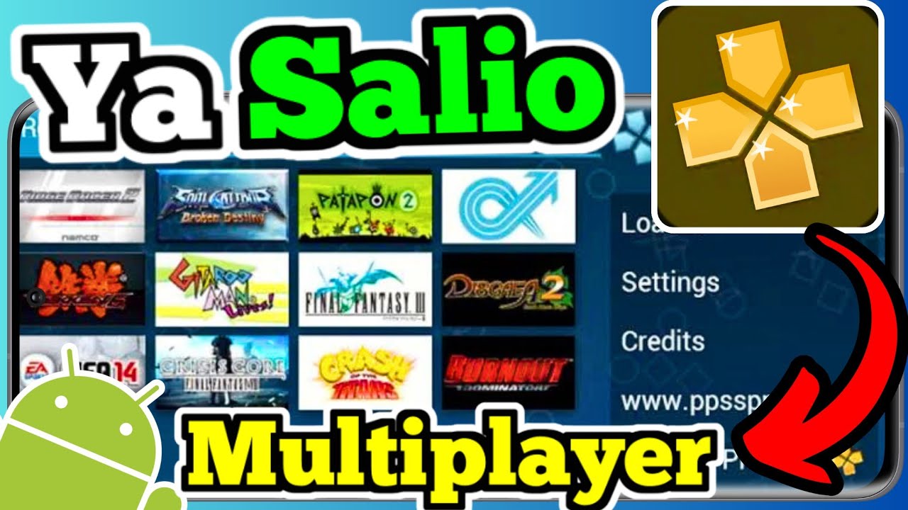 🔥YA SALIO! MULTIPLAYER en PPSSPP MOBILE 