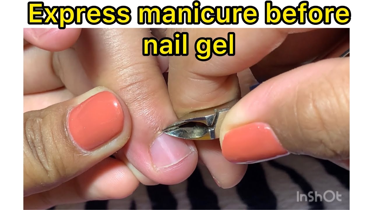 Express manicure || Dry manicure sebelum nail gel