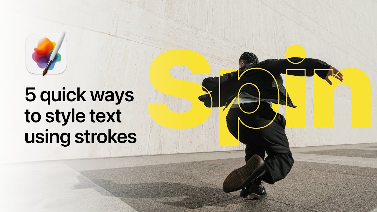 5 Quick Ways to Style Text Using Strokes – Pixelmator Pro Tutorial