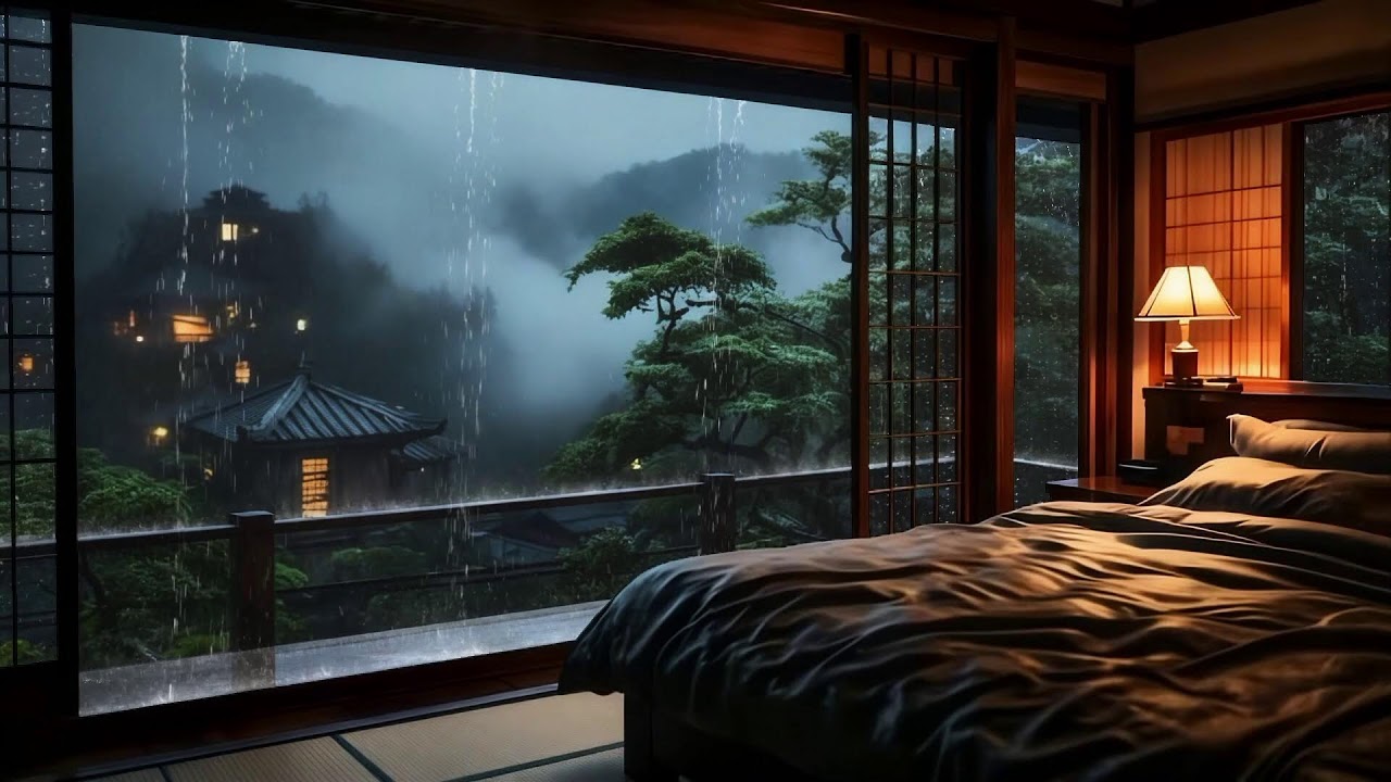 INSTANT DEEP SLEEP - Soothing Music + Beat Insomnia | Gentle Rain for Stress Relief
