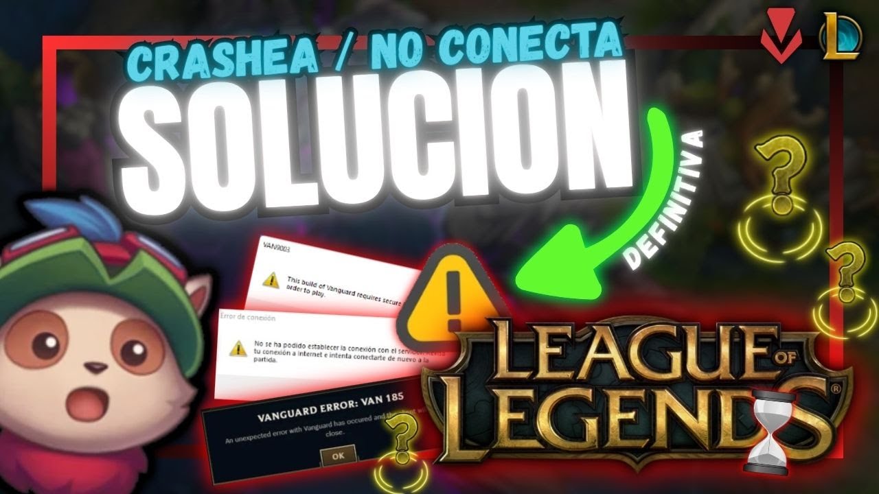 VAN-81 y Otros Errores de League? Solución DEFINITIVA