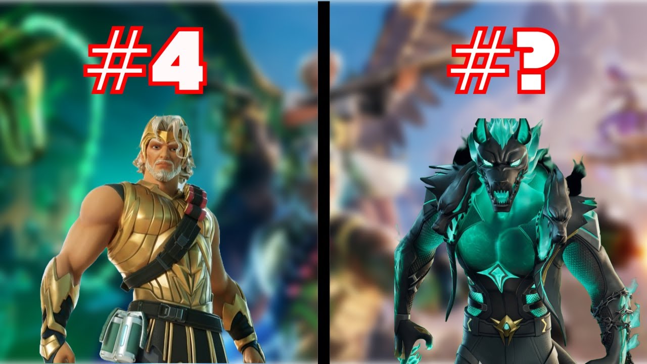 Ranking EVERY CHAPTER 5 SEASON 2 Battlepass Skin in Fortnite... ( Myths and Mortals)