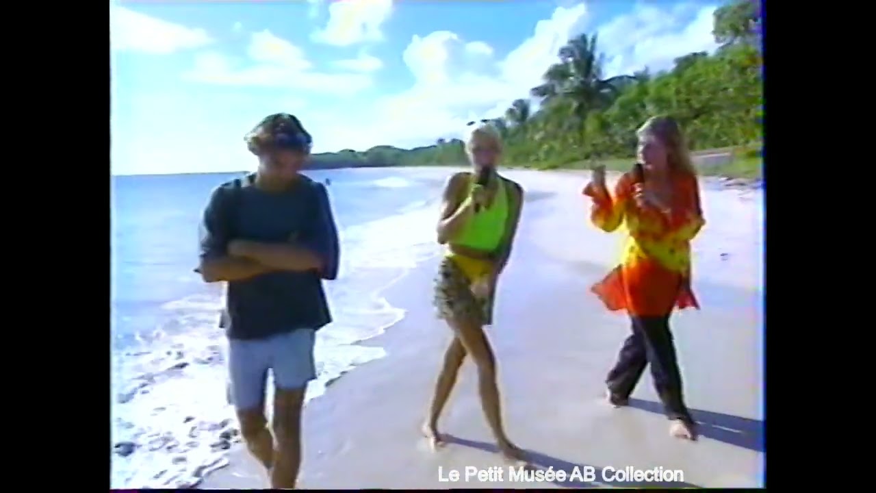 Dorothée sur le tournage des vacances de l'amour