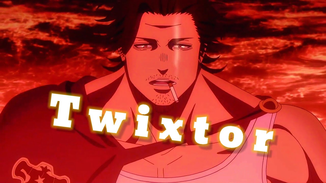 The Best Yami Sukehiro Twixtor 4k Clips (Black Clover) 🍀