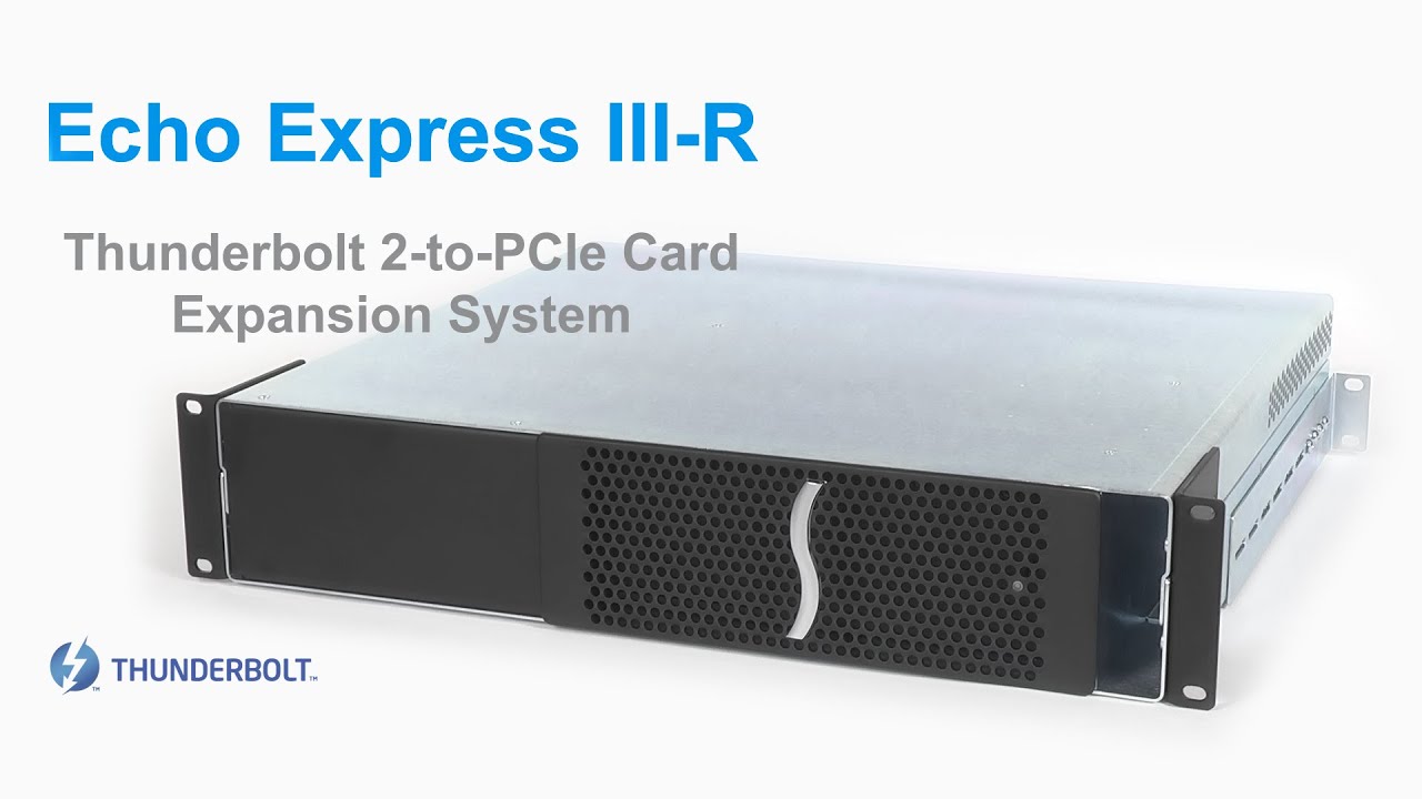 Sonnet Echo Express III-R Thunderbolt 2-to-PCIe Card Expansion Chassis Product Overview