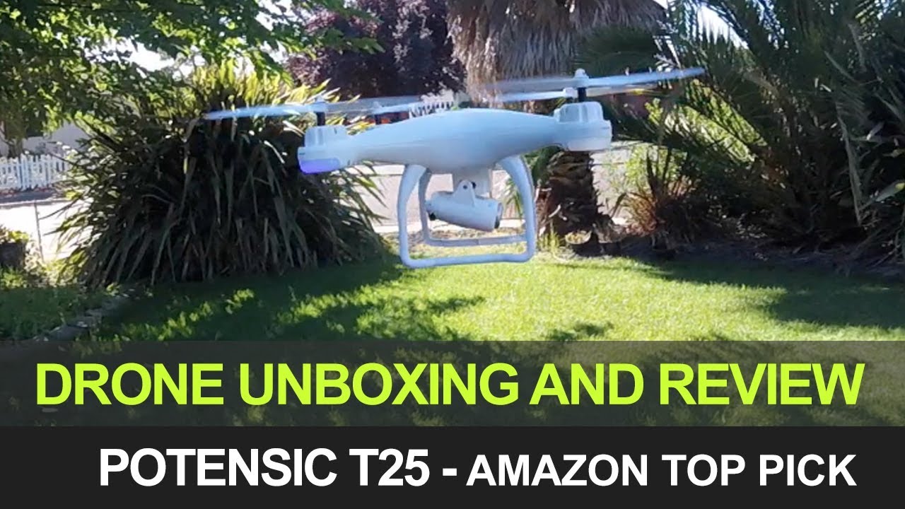 Potensic T25 Unboxing Quadcopter Drone Testing & Review