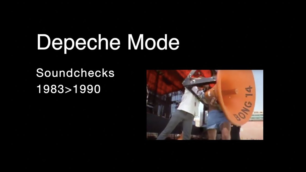 Depeche Mode Soundchecks 1983-1990 - audios