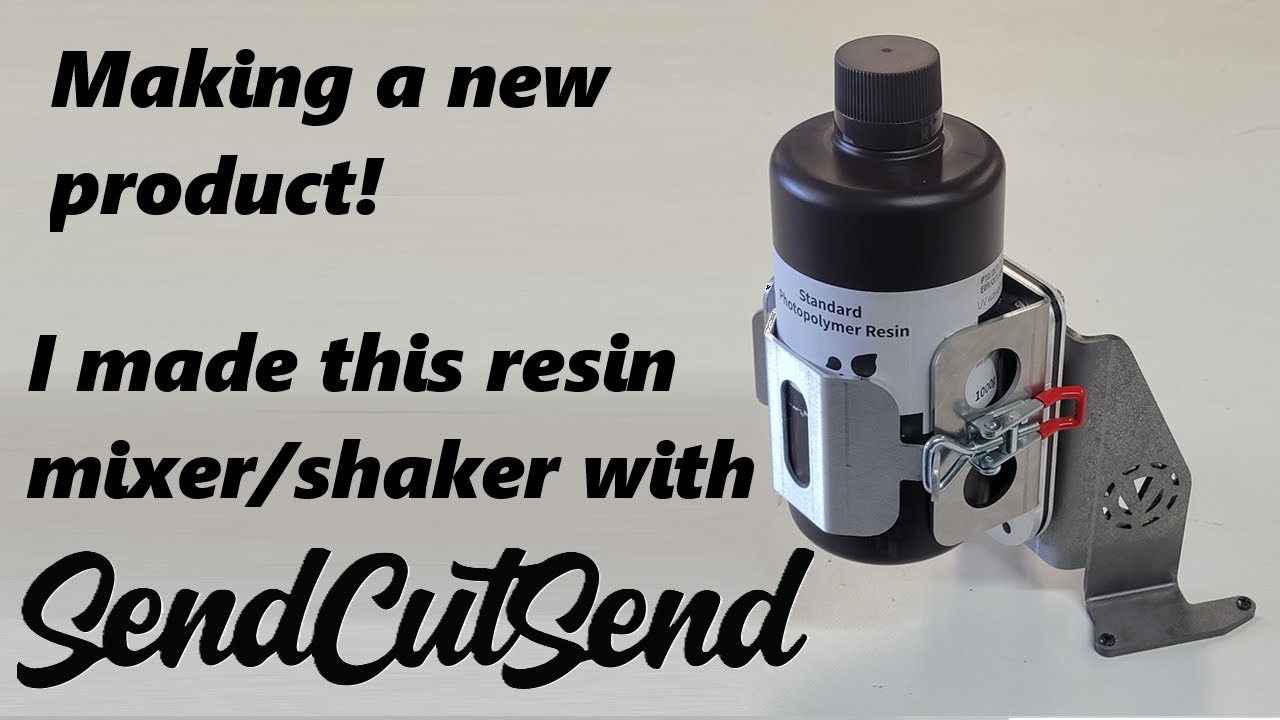 Making a RESIN MIXER with SendCutSend. My Favorite New 3D Printing Tool!