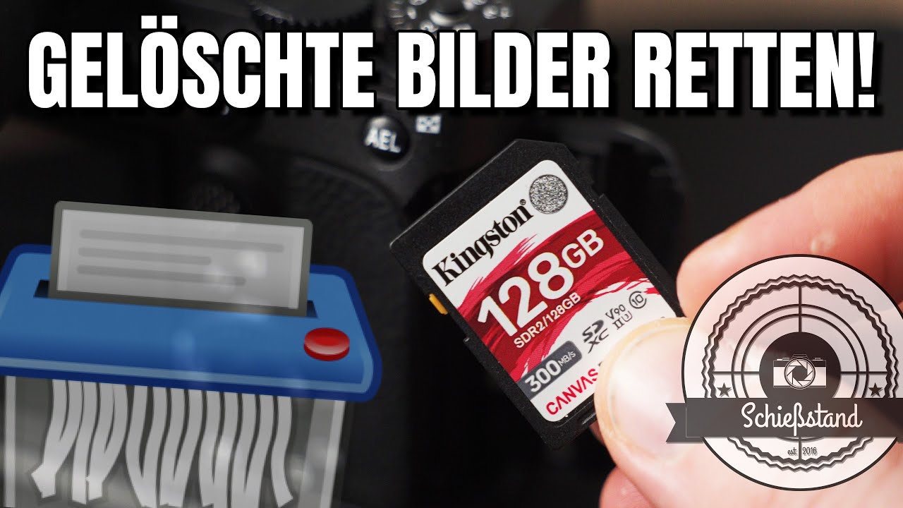 ALLES WEG! Was nun? - Gelöschte Bilder auf SD-Karte RETTEN 💾