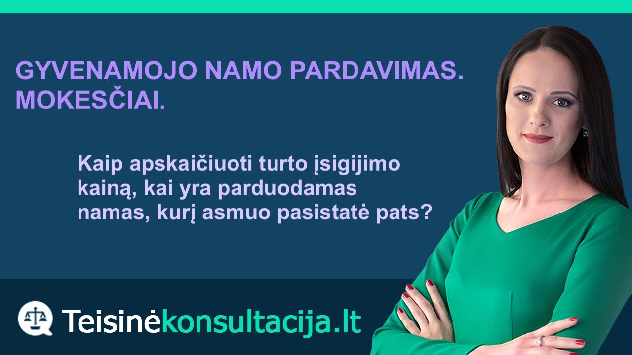 Gyvenamojo namo pardavimas. Mokesčiai | Teisinėkonsultacija.lt