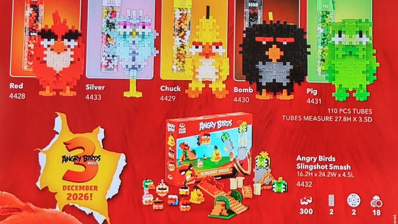 The Promotional Toys For The Angry Birds Movie 3 Were Just REVEALED!!! Angry Birds Reaction