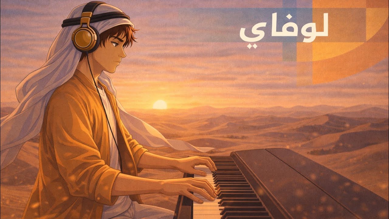 Fading Light Over the Dunes | Arabic Lo-Fi Music | موسيقى لو-فاي عربية