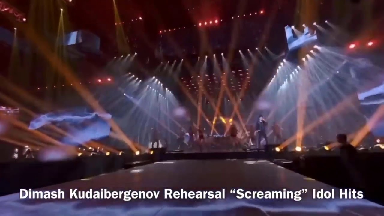 Dimash &ldquo;Screaming&rdquo; Idol Hits 2018 Rehearsal