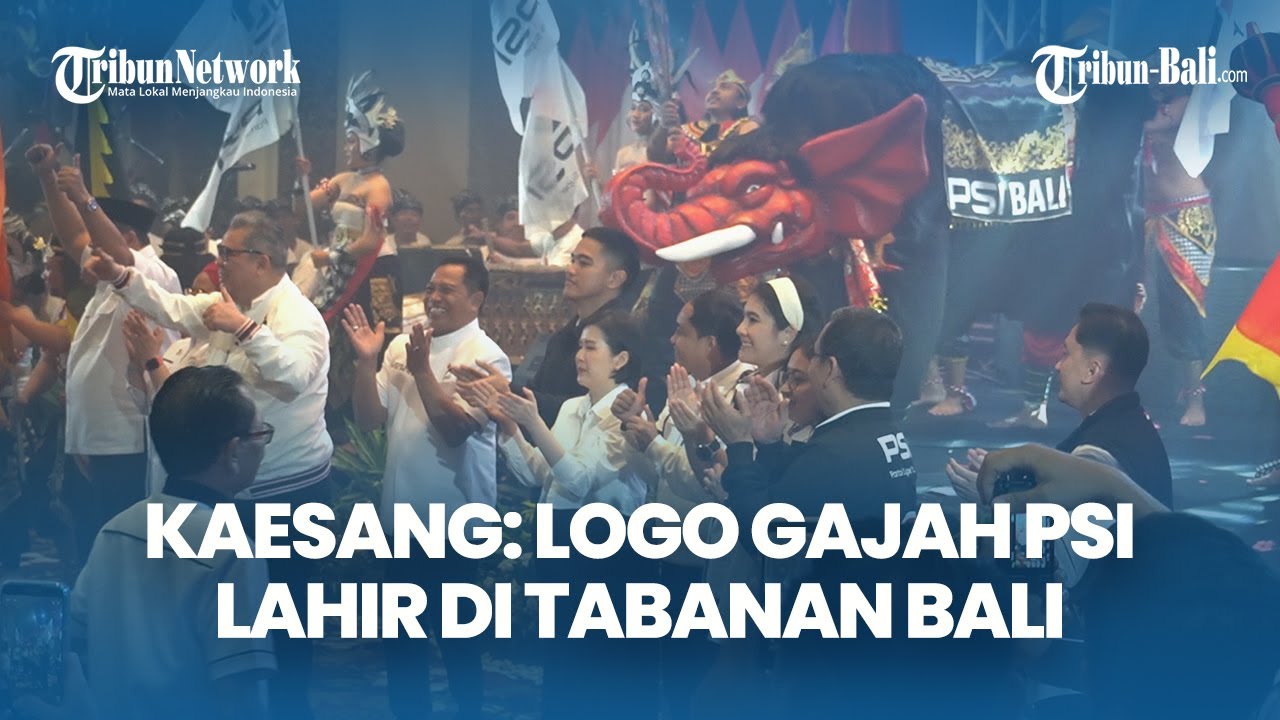 Kaesang Pangarep Ceritakan Logo Gajah PSI Lahir di Tabanan Bali: Awalnya Tidak Masuk Pilihan