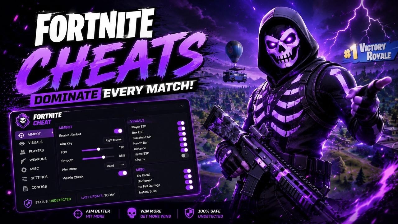 Fortnite Cheat 2026 Undetected | Aimbot ESP Silent Aim Free Hack (Best Fortnite Cheat 2026)