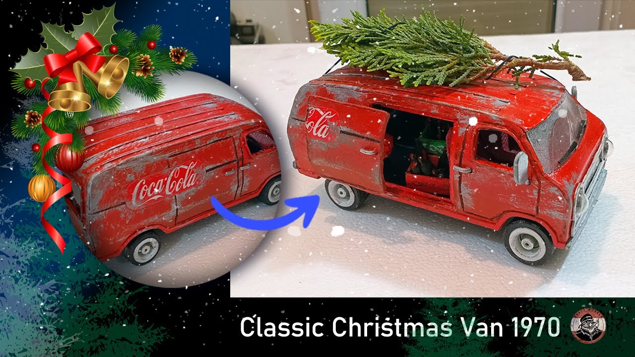 How to Make a Realistic Sliding Door for a 1970s Christmas Van Model