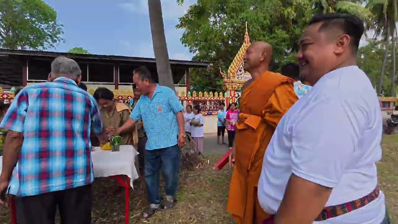 พิธีอัญเชิญพระขึ้นจากน้ำ วัดโพธิ์ศรีธาราม ตำบลหนองโพธิ์ อำเภอนาเชือก จังหวัดมหาสารคาม 6/3/69 ￼