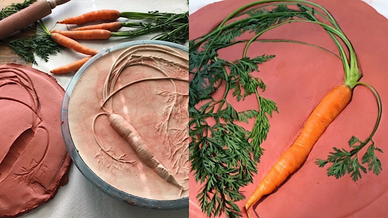 Making Home Decor with Imprints of Plants @KLEVERimprint DIY & Soothing Art