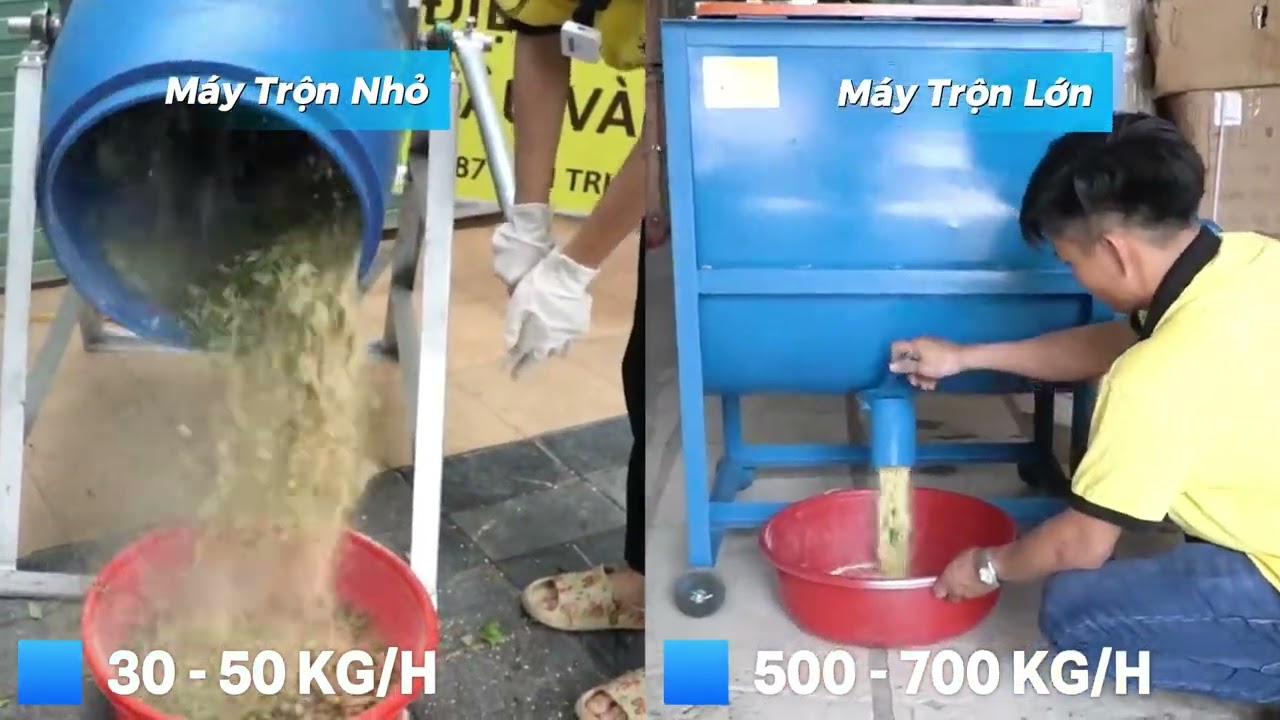 Báo Giá Máy Trộn Thức Ăn Chăn Nuôi Trâu Vàng | Trộn Nhanh – Đều – Rẻ | LH: 0985.486.138
