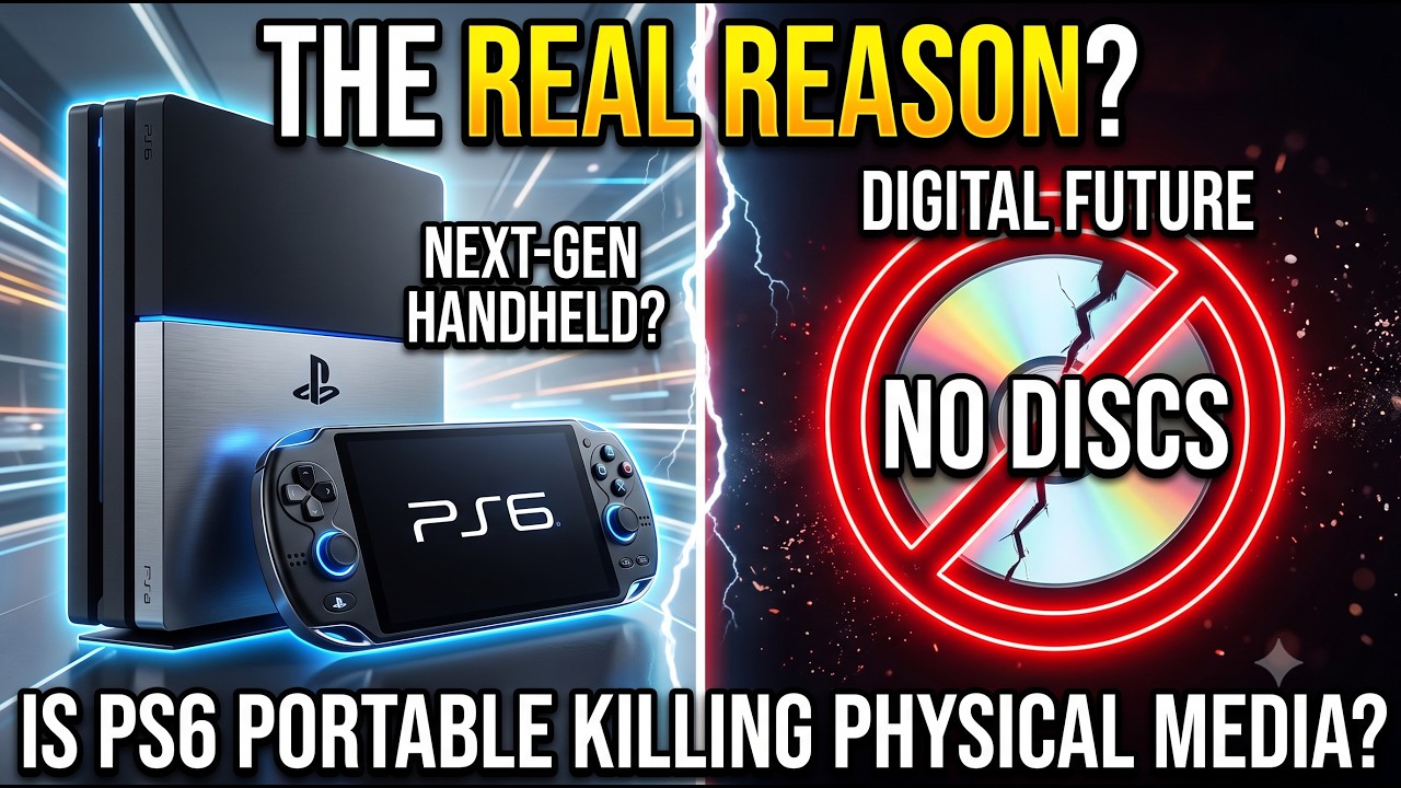 Неужели портативная PS6 &mdash; причина, по которой PlayStation переходит только на цифровой формат?