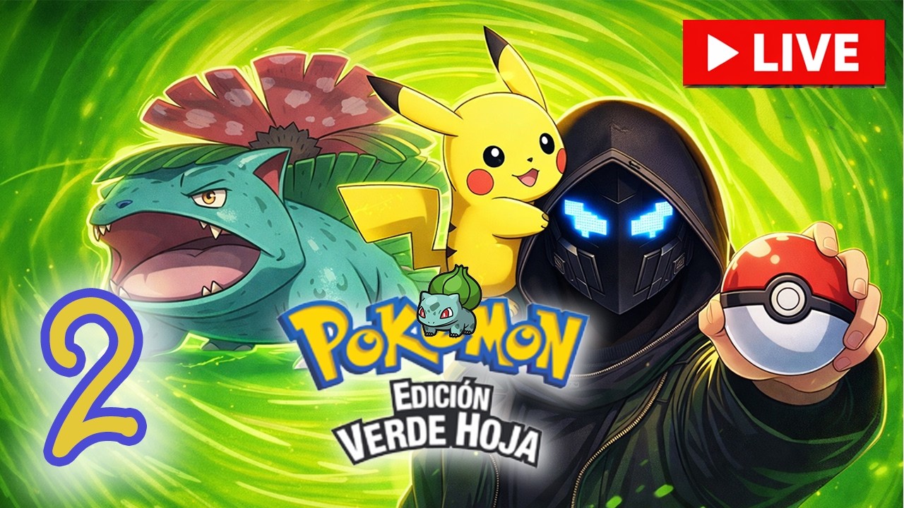 MEJOR JUEGO de  Pokemon, VERDE HOJA (Directo 2)