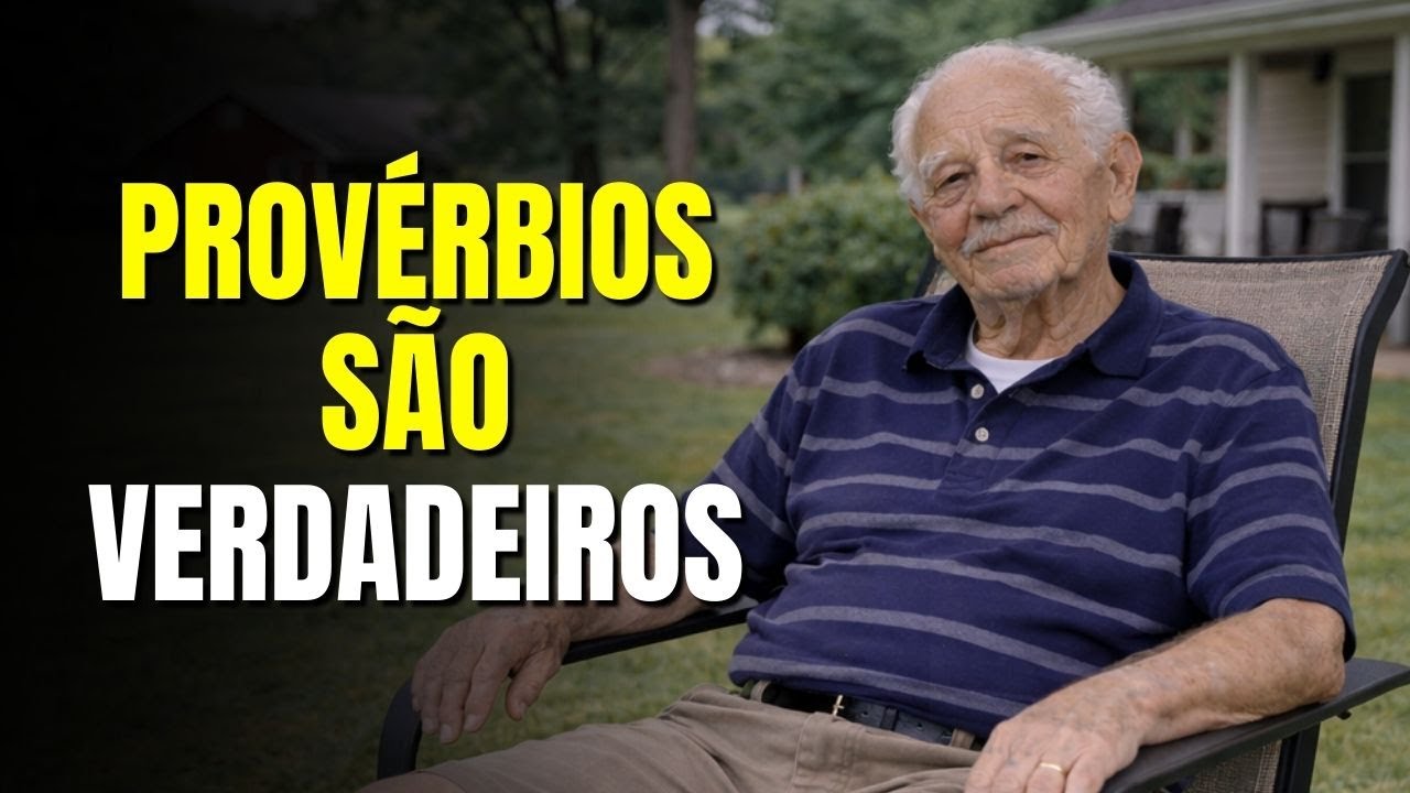 Tenho 78 Anos... Nesta Idade Você Vê Por Que Provérbios São Chamados de Sabedoria