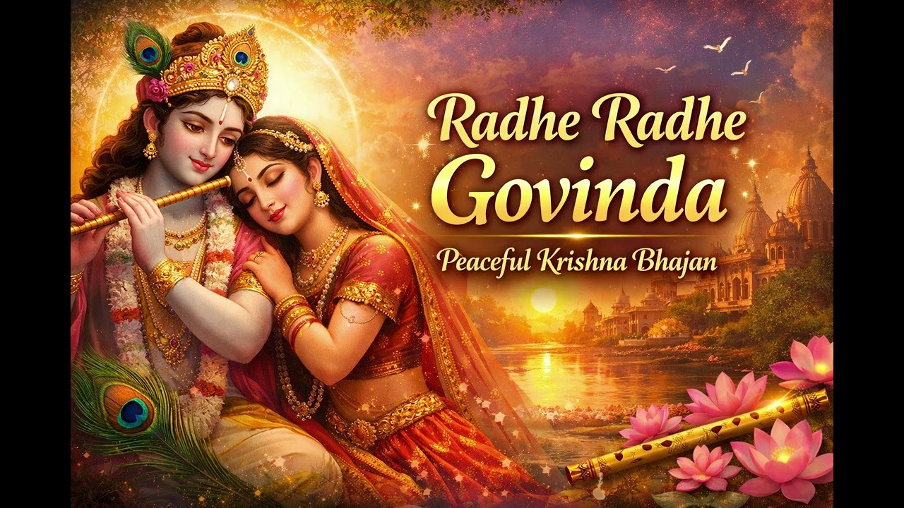Radhe Radhe Govinda | Peaceful Krishna Bhajan | Radha Krishna Devotional Song