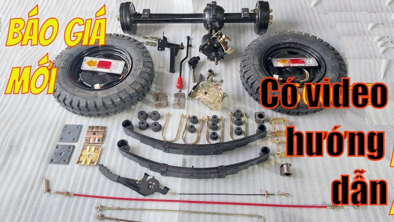 Báo giá bộ làm xe ba bánh từ động cơ xe máy cũ tải trọng 500kg 700kg  giá rẻ