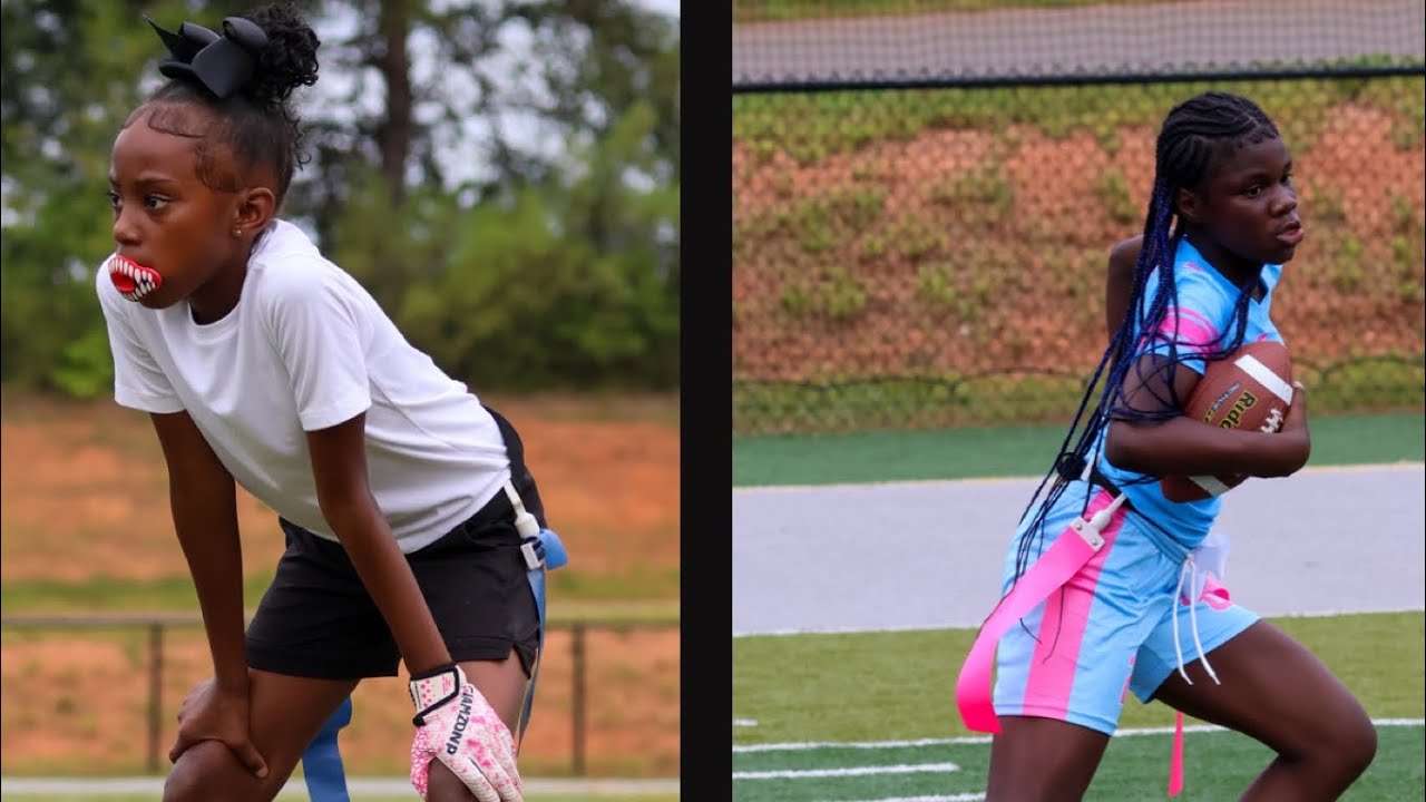 NC Girls Flag Football Highlights: NC Giants (10U/12U) Vs. QCE (12U) ~ 7/13/25.