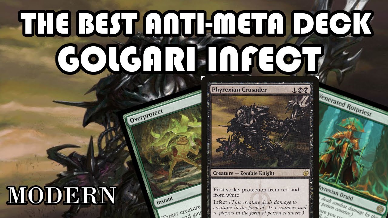 THE BEST ANTI-META DECK: GOLGARI INFECT | MTGO | Modern